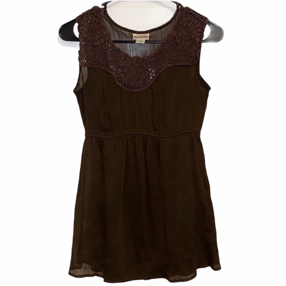 🍀Motherhood Maternity size M brown sleeveless top